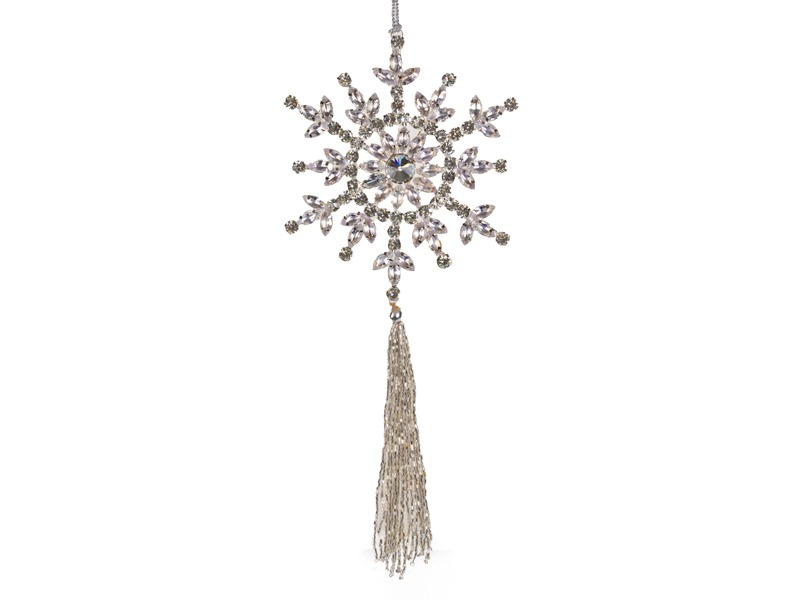 Ялинкова іграшка Lefard серебро 15 см + 18 см (877-075) - Фото 1