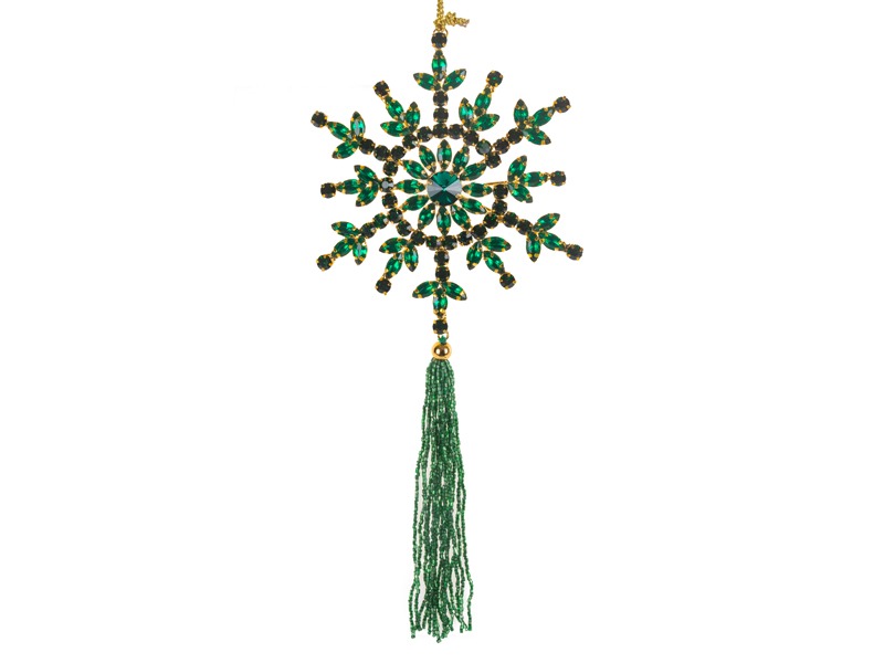 Ялинкова іграшка Lefard чорний 15 см + 18 см (877-076) - Фото 1