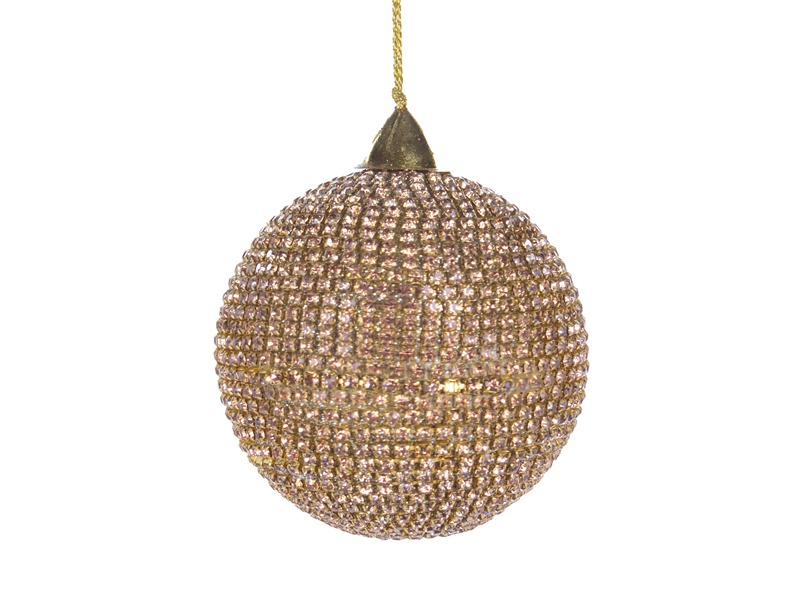 Ялинкова іграшка Lefard золото 8 см (877-098) - Фото 1