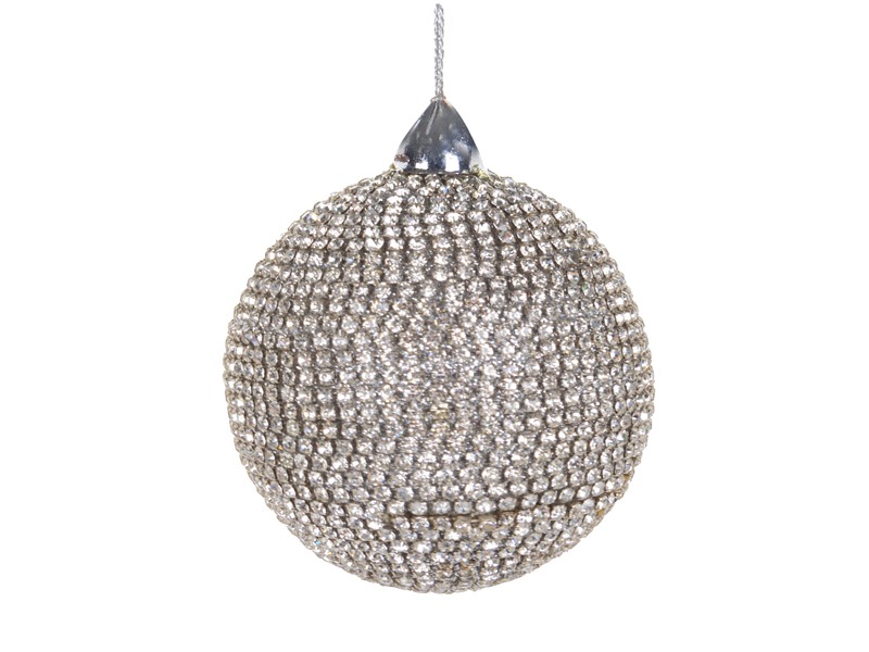 Ялинкова іграшка Lefard серебро 8 см (877-101) - Фото 1