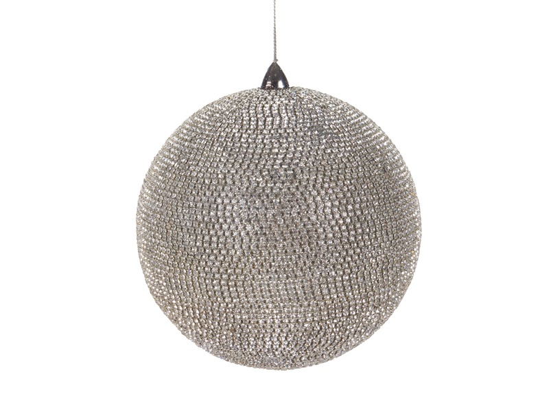 Ялинкова іграшка Lefard серебро 15 см (877-103) - Фото 1