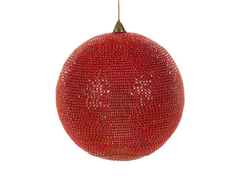 Ялинкова іграшка Lefard червоний 15 см (877-106) - Фото 1