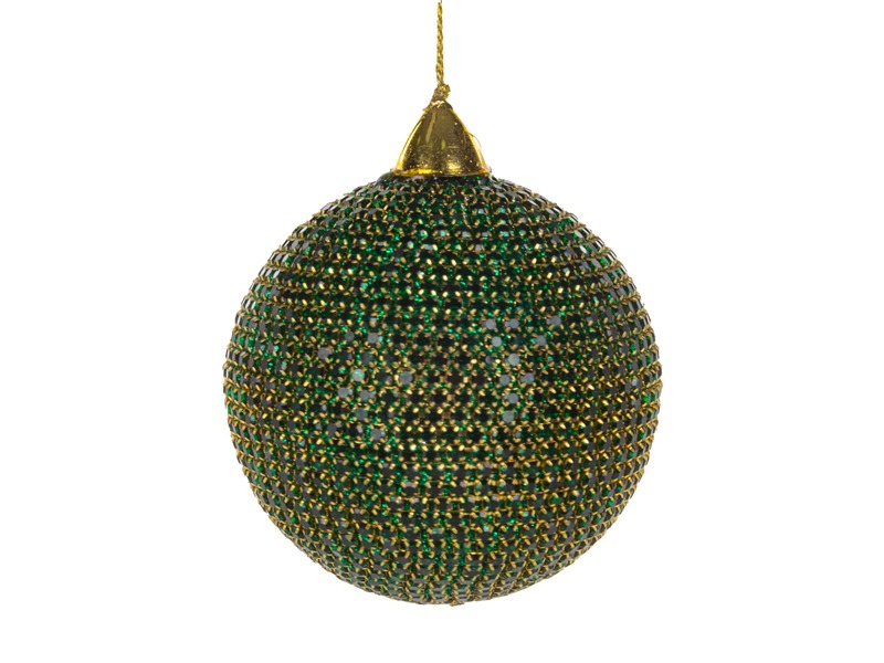 Ялинкова іграшка Lefard зелений 8 см (877-110) - Фото 1