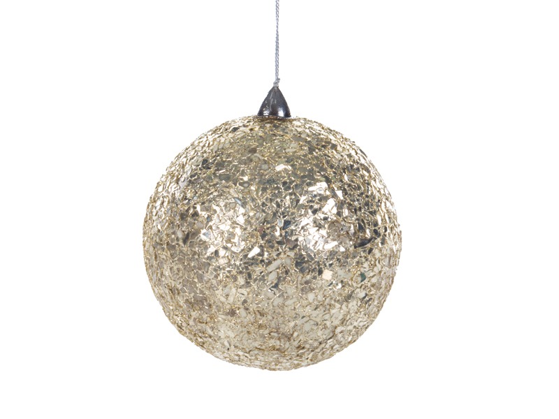 Ялинкова іграшка Lefard серебро 10 см (877-114) - Фото 1