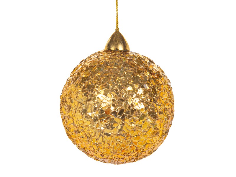 Ялинкова іграшка Lefard золото 8 см (877-117) - Фото 1