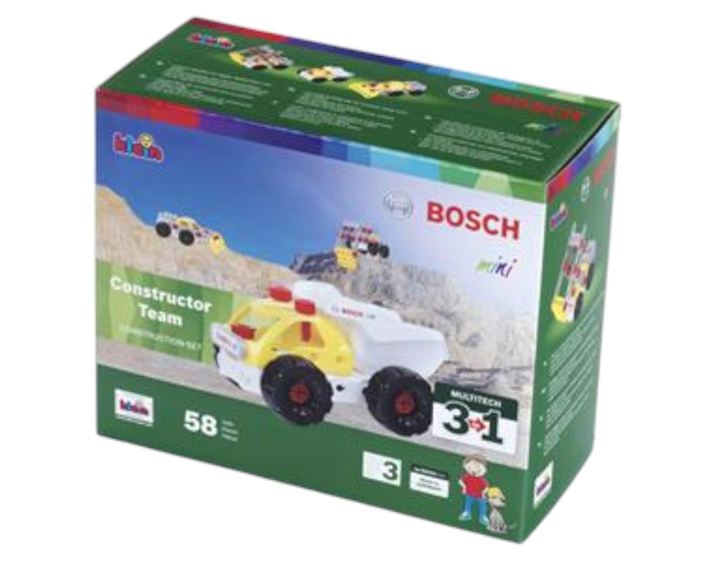 Пластиковый конструктор Klein Bosch Mini Машины 58 деталей (8792) - Фото 1