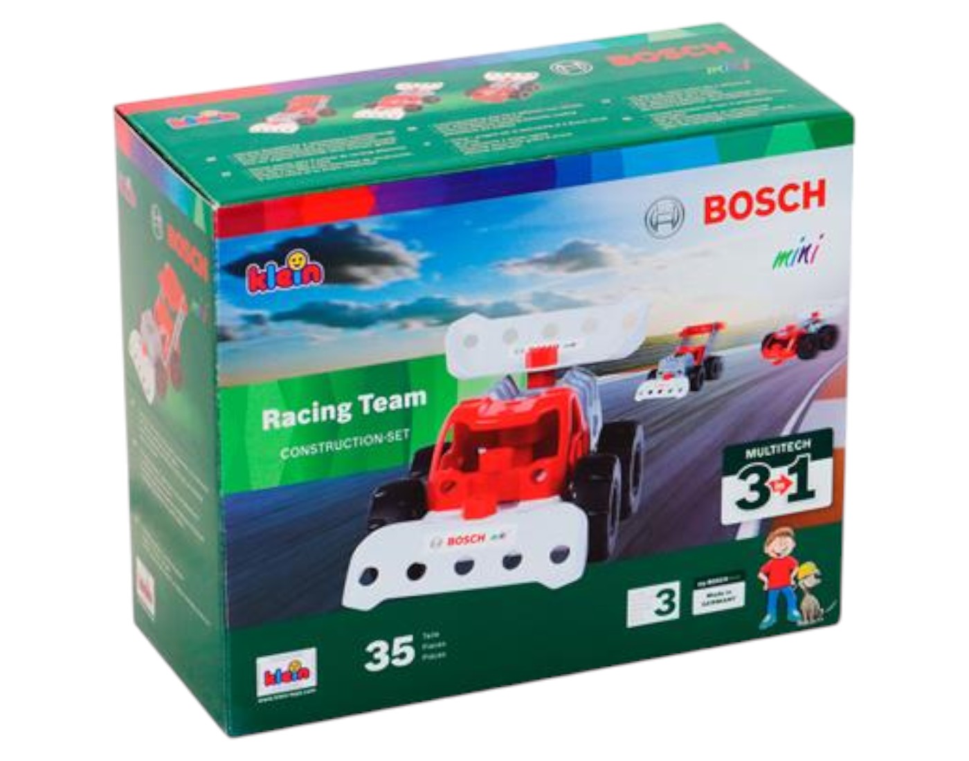 Пластиковый конструктор Klein Bosch Mini Команда болидов 3 в 1 (8793) - Фото 1