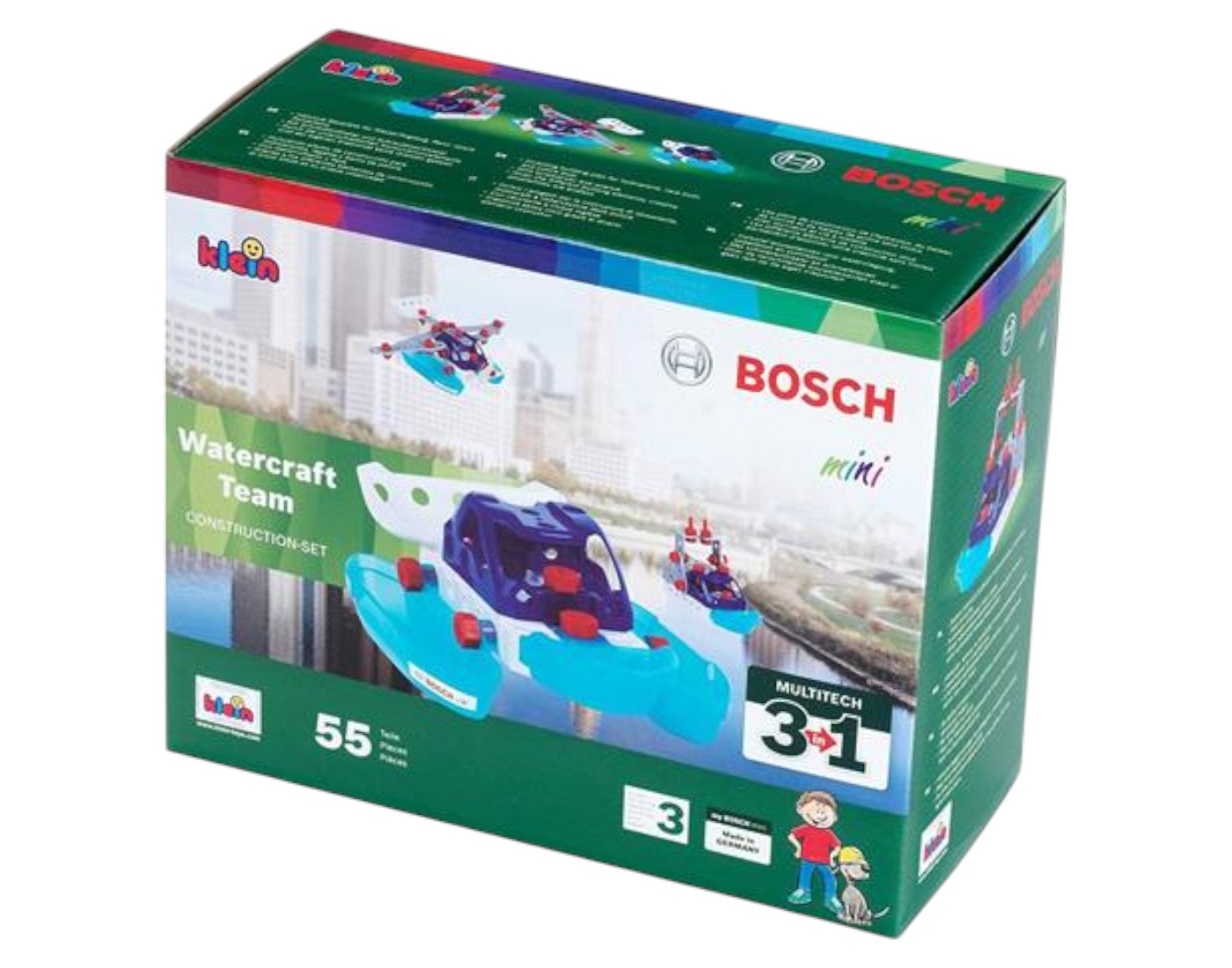 Пластиковый конструктор Klein Bosch Mini Водный транспорт 55 деталей (8794) - Фото 1