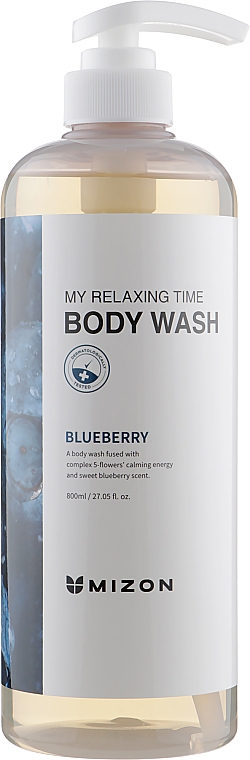 Гель для душа Mizon My Relaxing Time Blueberry 800 мл (8809132968941) - Фото 1