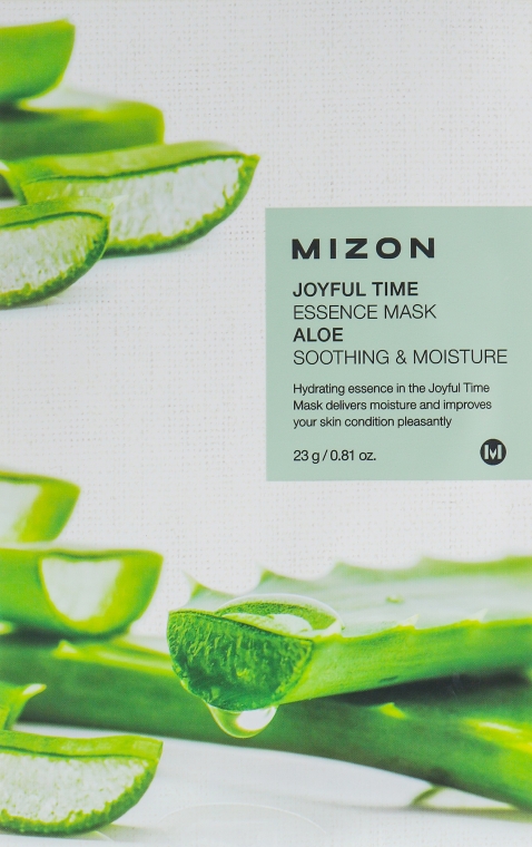 Маска для лица Mizon Joyful Time Essence Алое 23 мл (8809663752255) - Фото 1