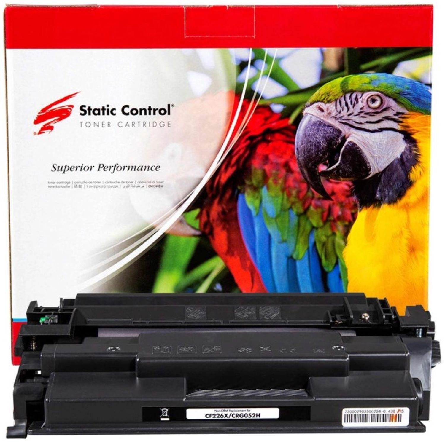 Картридж-тонер Static Control Parrot совместимый аналог HP CF226X (26X), Canon 052H (002-01-LF226XU) - Фото 1