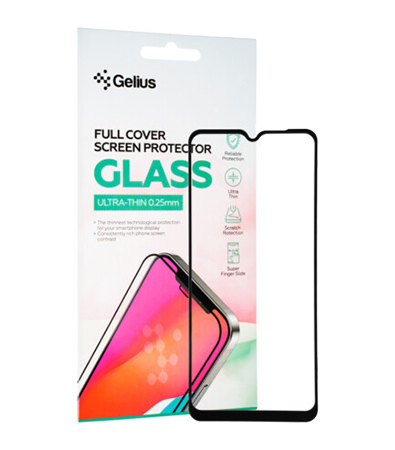 Защитное стекло для смартфона Gelius Full Cover Ultra-Thin 0.25mm for Xiaomi Redmi 9a Black (88717) - Фото 1