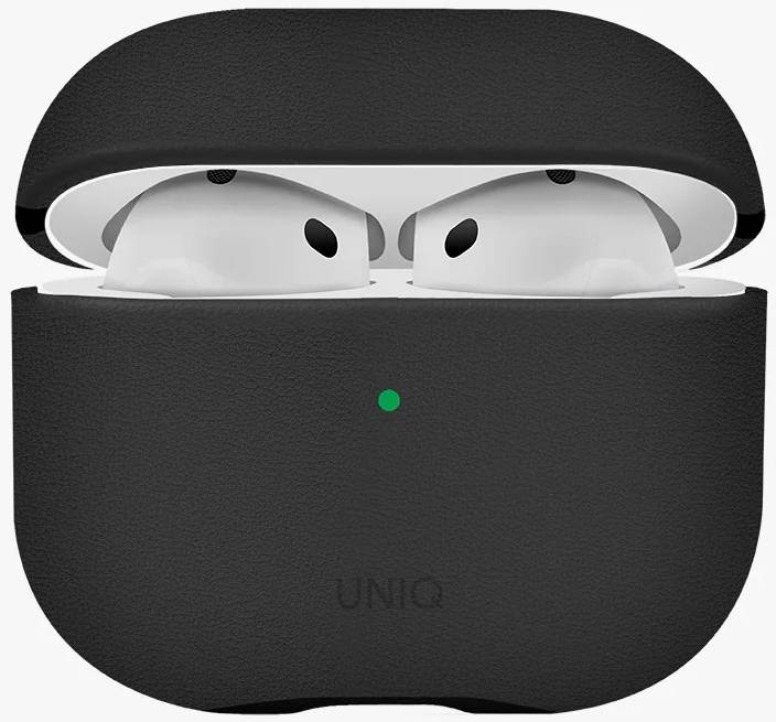 Чехол для наушников Uniq for Lyden DS AirPods 4 Dallas Black (8886463691328)