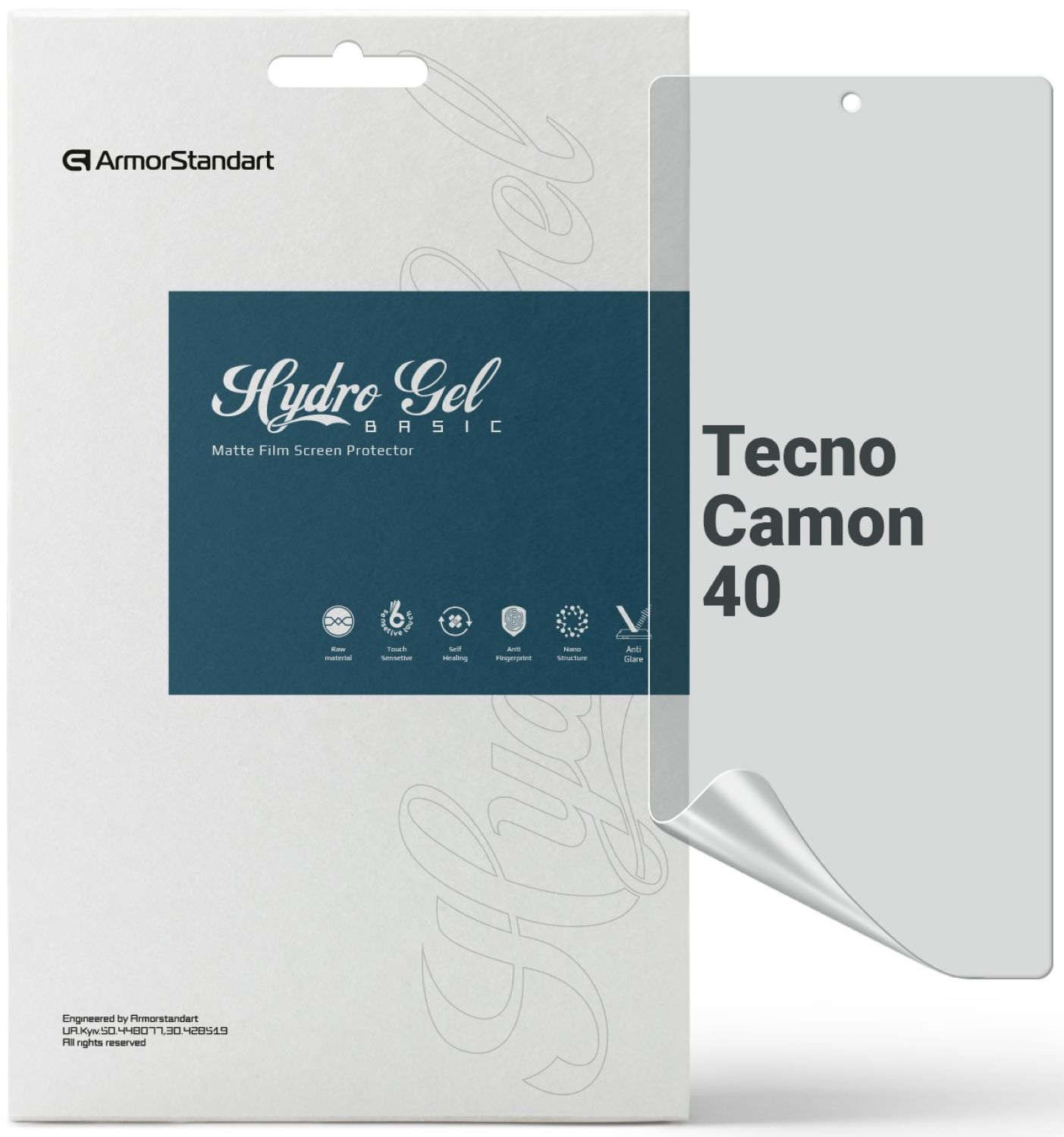 Захисна плівка для смартфону Armorstandart Matte for Tecno Camon 40 (CM5) (ARM88886) - Фото 1