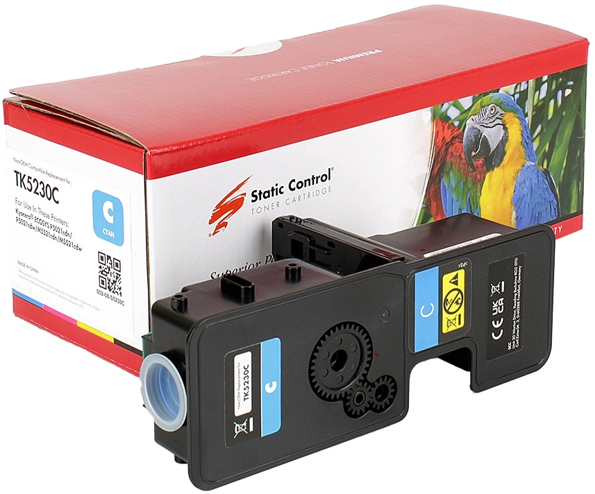 Картридж-тонер Static Control Parrot совместимый аналог Kyocera TK-5230C cyan (002-08-S5230C) - Фото 1