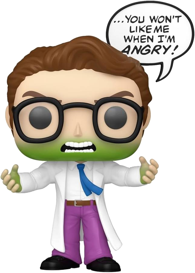 Коллекционная фигурка FUNKO POP Marvel: Bruce Banner DON'T MAKE ME ANGRY (889698827669) - Фото 1