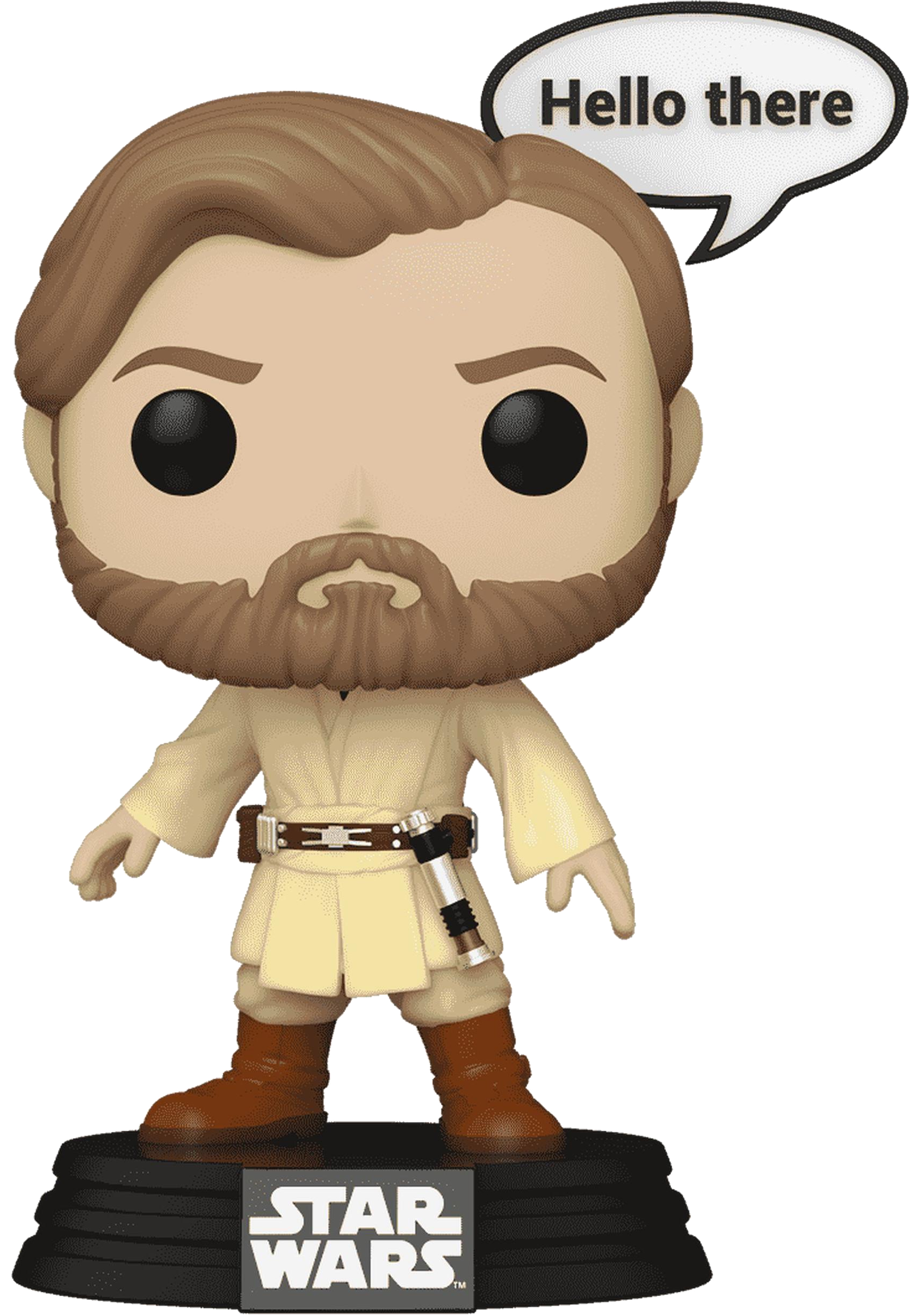 Коллекционная фигурка FUNKO POP Star Wars: Sayings - Obi-Wan Kenobi Hello There (889698835954) - Фото 1