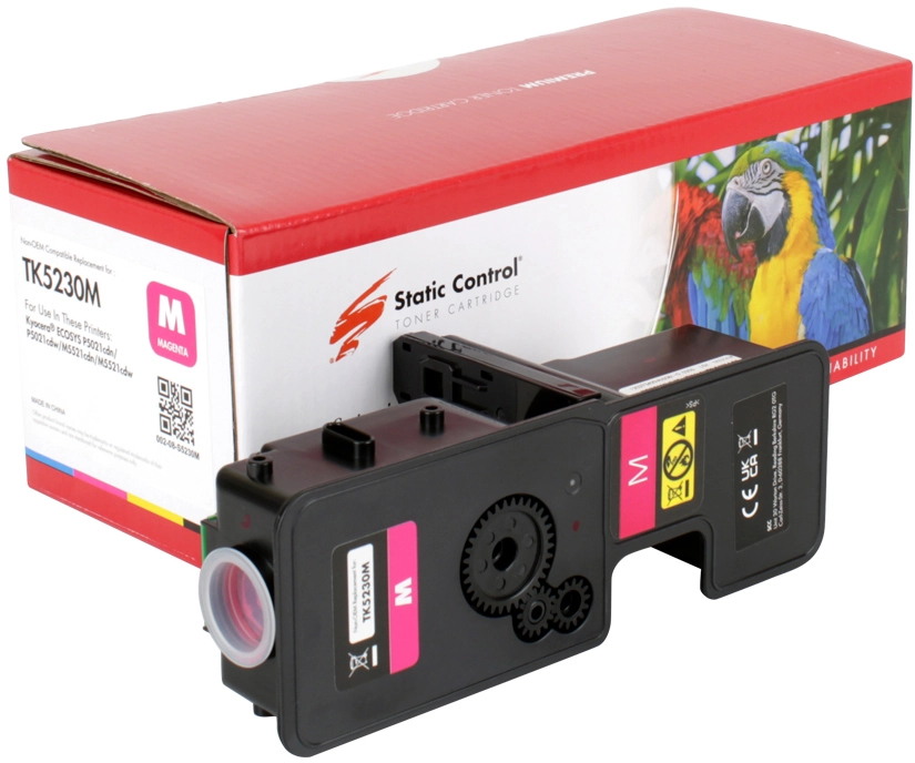 Картридж-тонер Static Control Parrot совместимый аналог Kyocera TK-5230M magenta (002-08-S5230M) - Фото 1