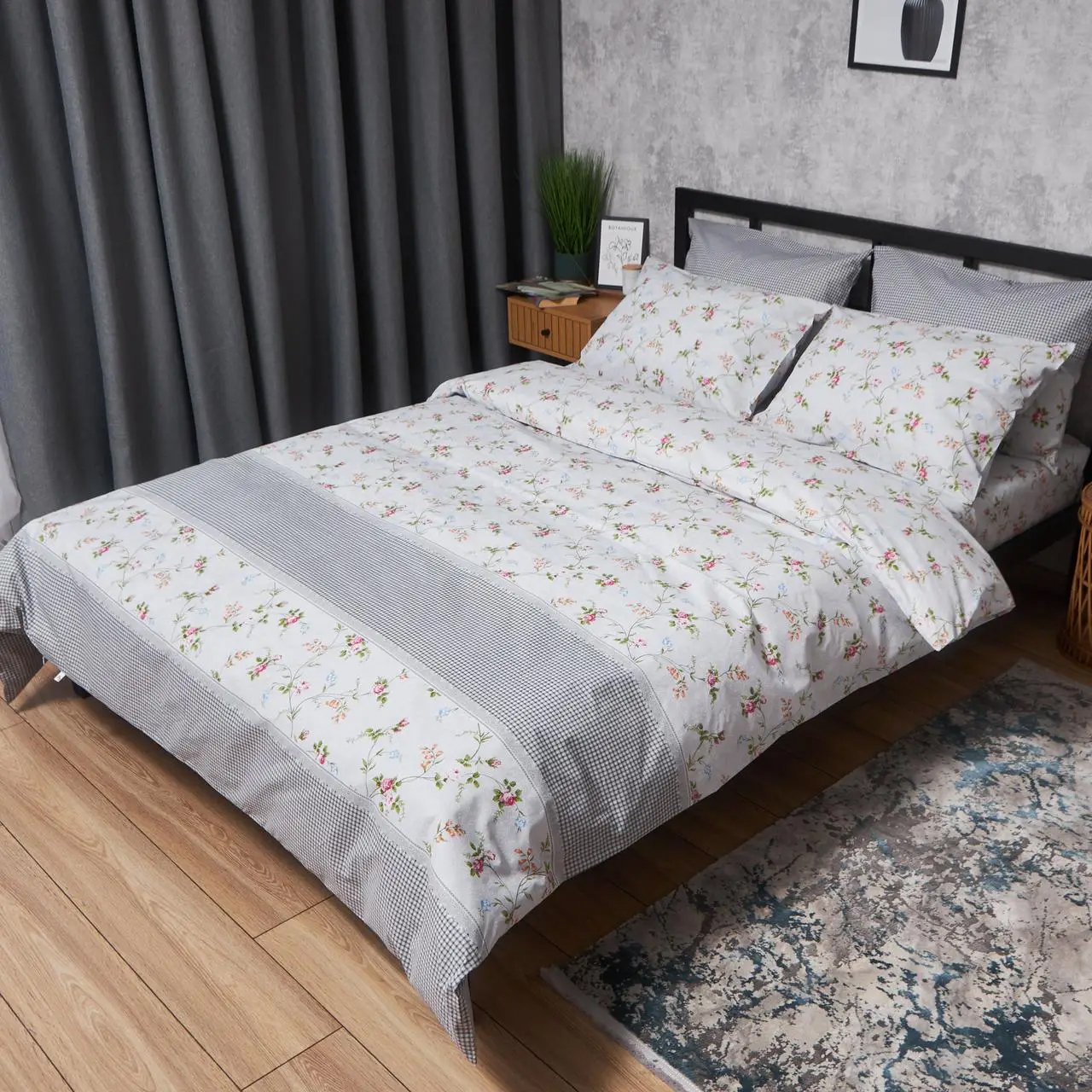 Купить Комплект постельного белья Moon&Star Бязь Gold Люкс Romantic Bloom 143х210 нав. 4х50х70 (MS-820006808) - Фото 1 Комплект постельного белья Moon&Star Бязь Gold Люкс Romantic Bloom 143х210 нав. 4х50х70 (MS-820006808) - Фото 1