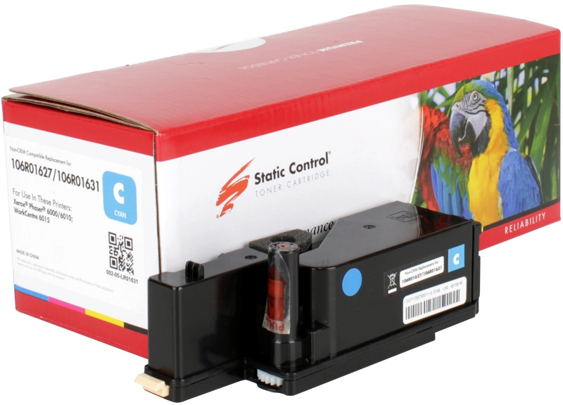 Картридж-тонер Static Control Parrot совместимый аналог Xerox 106R01631 cyan (002-05-LR01631) - Фото 1