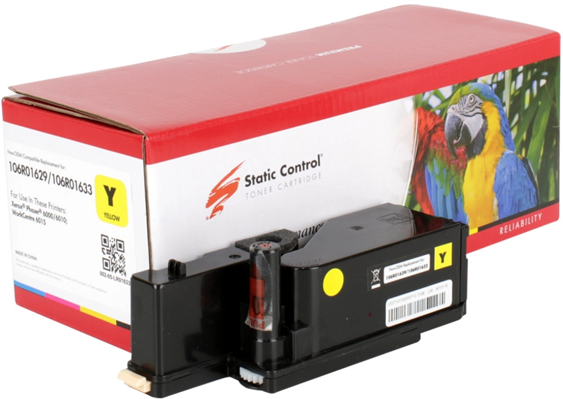 Картридж-тонер Static Control Parrot совместимый аналог Xerox 106R01633 yellow (002-05-LR01633) - Фото 1