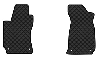 Коврики из экокожи в салон авто передние EVAtech для Passat (B5) Volkswagen 1996-2005 5 поколение Sedan EU (VW31891AG2TL4BBB) - Фото 1