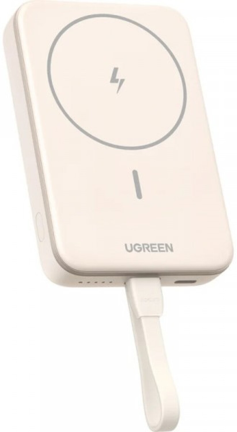 Купити Батарея мобільна UGREEN Magnetic Wireless 10000 mAh 20W Build-in USB-C Cable PB760 White (35341B) - Фото 1 Батарея мобільна UGREEN Magnetic Wireless 10000 mAh 20W Build-in USB-C Cable PB760 White (35341B) - Фото 1