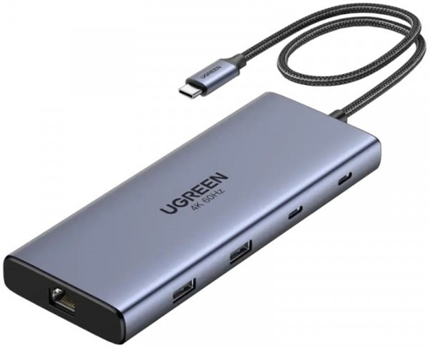 Купить Хаб USB UGREEN USB3.2 Type-C HDMIx2, 60Hz/2xUSB-A/2xUSB-C 3.2/ RJ45/SD/TF/PD 100W CM639 (45380) - Фото 1 Хаб USB UGREEN USB3.2 Type-C HDMIx2, 60Hz/2xUSB-A/2xUSB-C 3.2/ RJ45/SD/TF/PD 100W CM639 (45380) - Фото 1