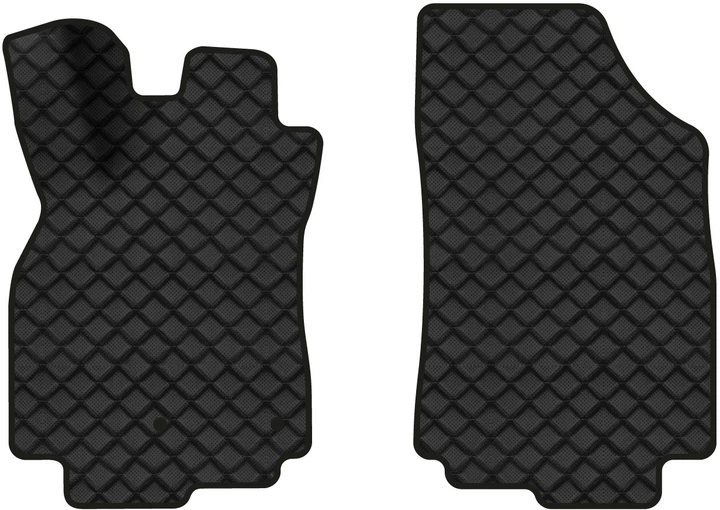 Коврики из экокожи в салон авто передние EVAtech для Megane (III) MT Renault 2008-2016 3 поколение Combi EU RT1632AEV2RN2BBB - Фото 1