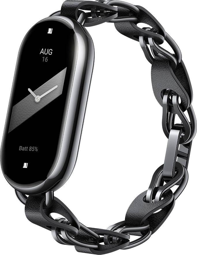 Ремешок для фитнес-браслета Xiaomi Smart Band 8 Chain Strap Black - Фото 1