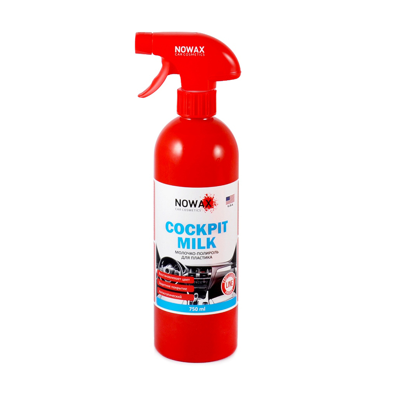 Поліроль для авто NOWAX Cockpit Milk New Car 750 мл (NX75003) - Фото 1