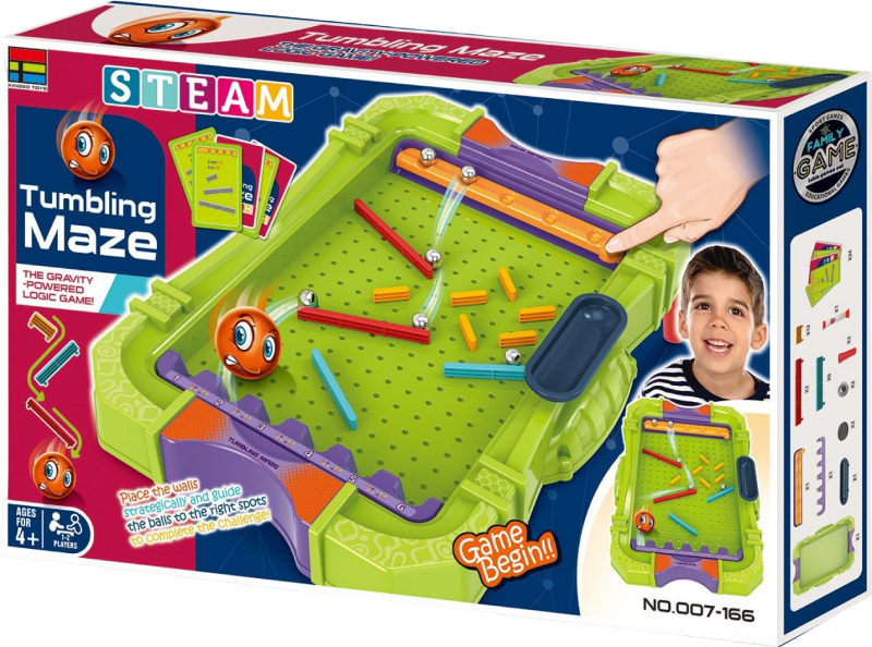 Настольная игра развлекательная (3-4 года) Kingso Toys лабиринт горькая (007-166) - Фото 1