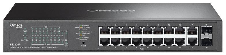 Купити Коммутатор локальної мережі (Switch) TP-Link ES220GP - Фото 1 Коммутатор локальної мережі (Switch) TP-Link ES220GP - Фото 1