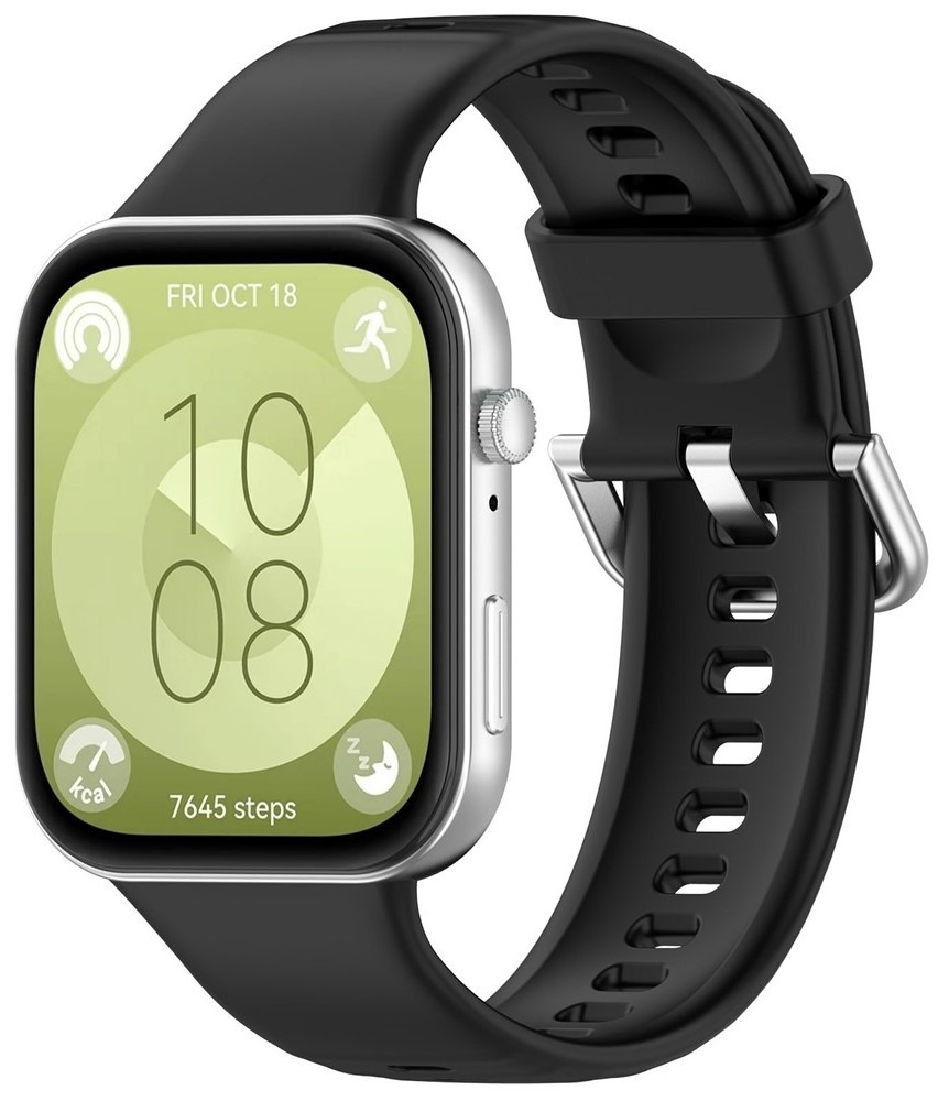 Купить Ремешок для смарт-часов BeCover for Huawei Watch Fit 3 / Fit 4 / Fit 4 Pro Black (714106) - Фото 1 Ремешок для смарт-часов BeCover for Huawei Watch Fit 3 / Fit 4 / Fit 4 Pro Black (714106) - Фото 1