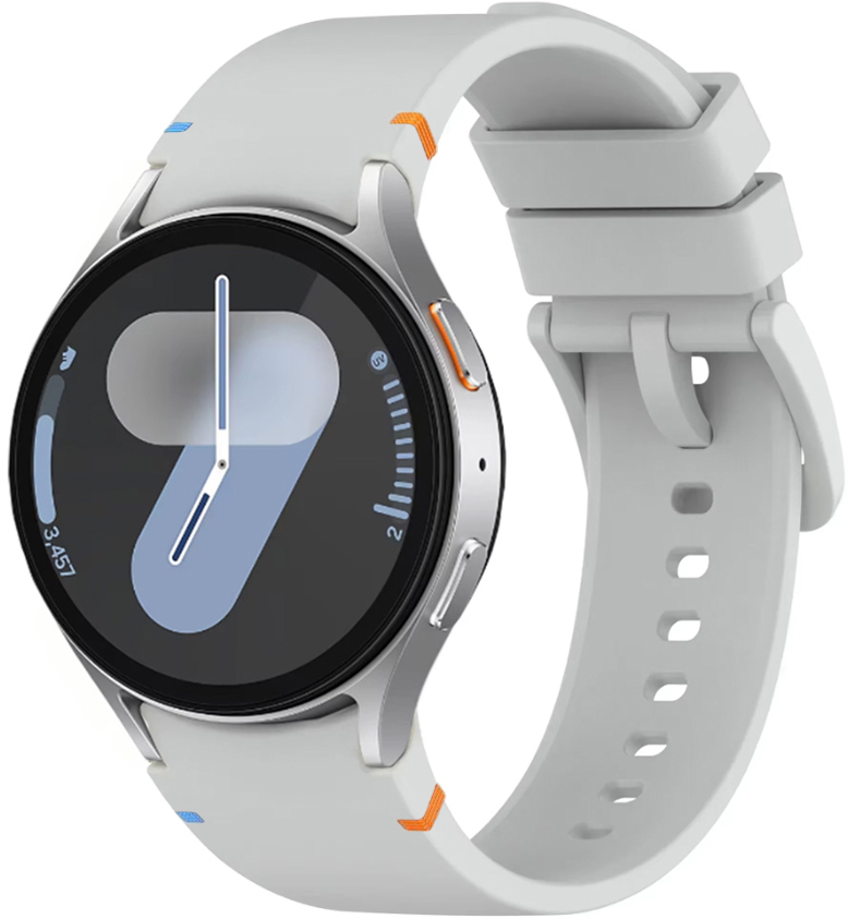 Ремешок для смарт-часов BeCover Ribbed Tape for Samsung Galaxy Watch (20mm) 3 41mm/4 40mm-44mm/5 40-44mm/6 40-44mm/7 40-44mm Lite Gray (712058) - Фото 1