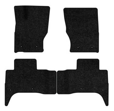 Коврики ворсовые в салон авто EVAtech Standard для Land Rover Range Rover Sport (L494) 2013-2022 2 поколение SUV EU черный кант (LR33640PDC4LA8VEB) - Фото 1