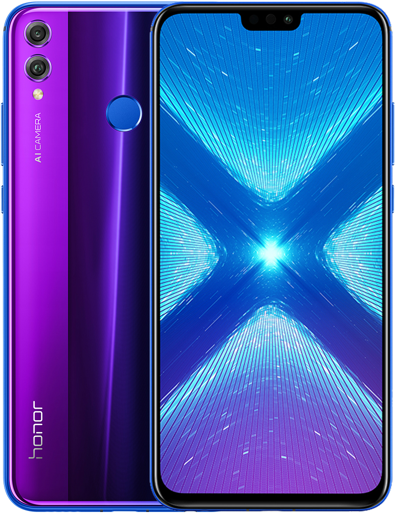 Смартфон Honor 8X 4/64Gb Phantome Blue купить - цена, характеристики ...