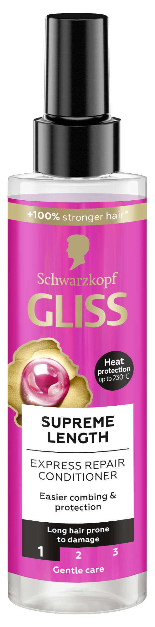 Спрей для волосся Schwarzkopf Prof. Gliss Kur Supreme Length 200 мл (9000101201376) - Фото 1