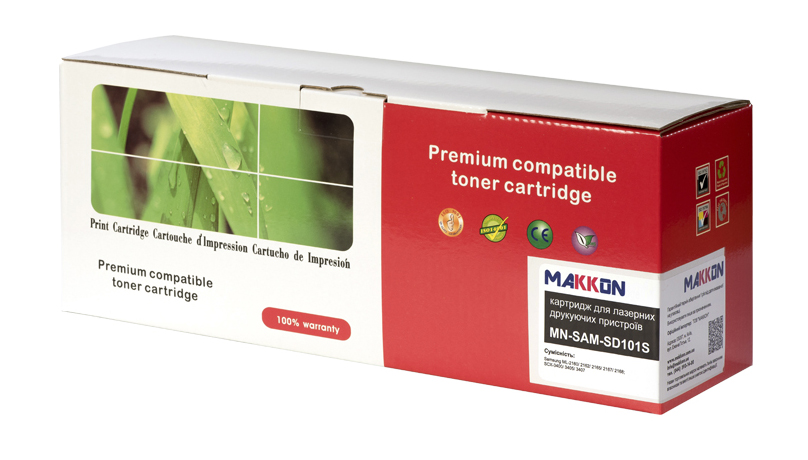Картридж для лазерных принтеров/МФУ Makkon Samsung ML-2160/2165W/SCX-3400 (MLT-D101S) (MN-SAM-SD101S) - Фото 1
