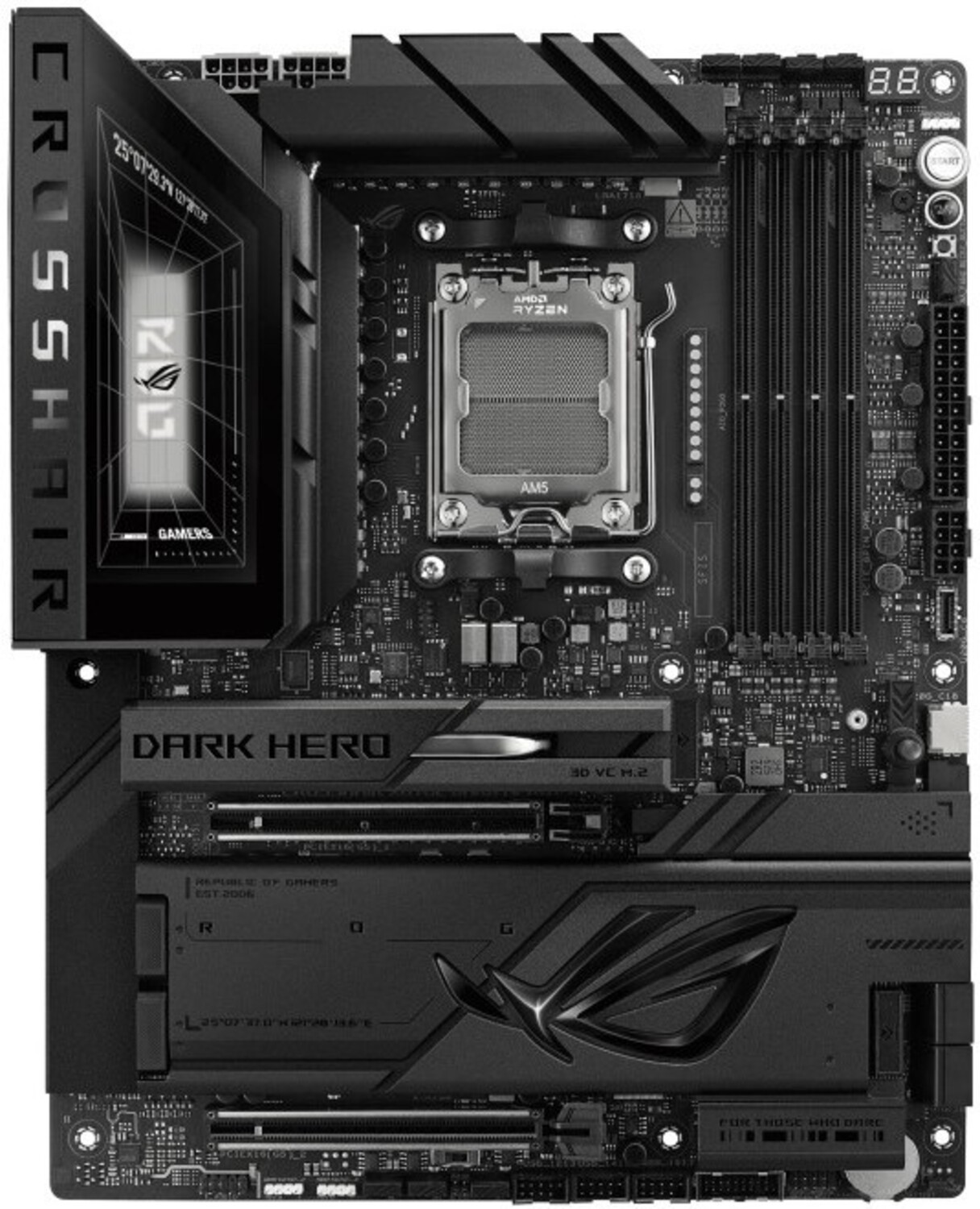Материнская плата Asus ROG CROSSHAIR X870E DARK HERO 4xDDR5 (90MB1NT0-M0EAY0) - Фото 1