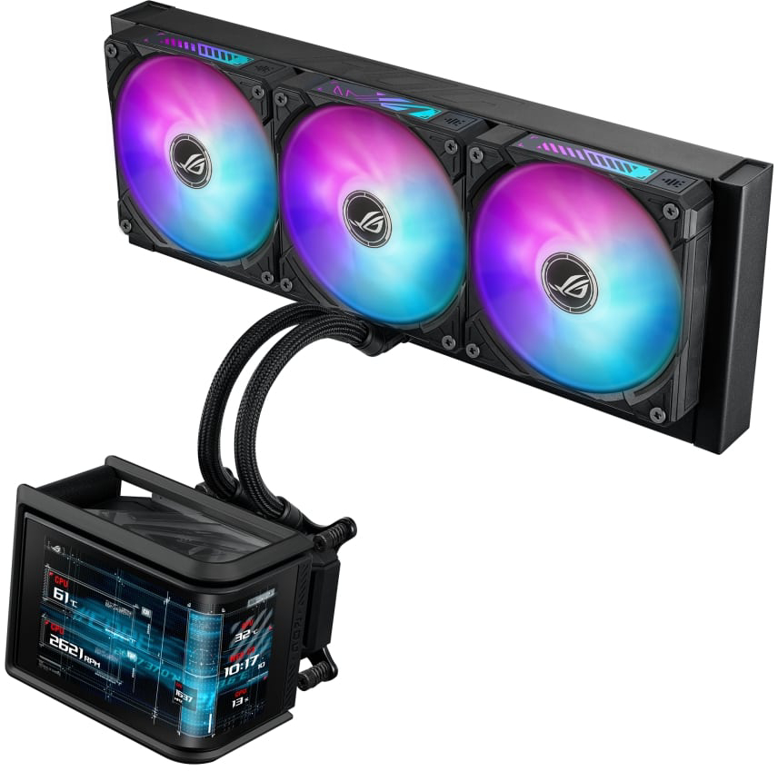 Водяная система охлаждения Asus ROG Ryuo IV SLC 360 ARGB (90RC0151-B0EAY0) - Фото 1