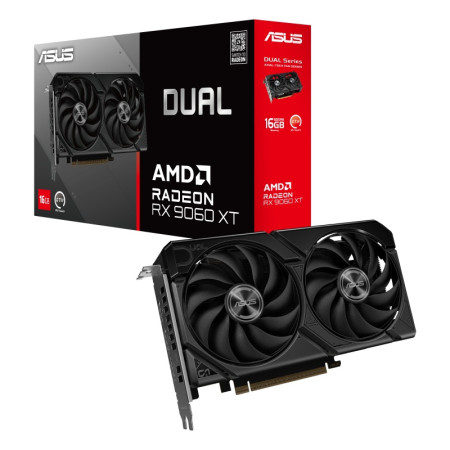 Видеокарта Asus Radeon DUAL-RX9060XT-16G - Фото 1
