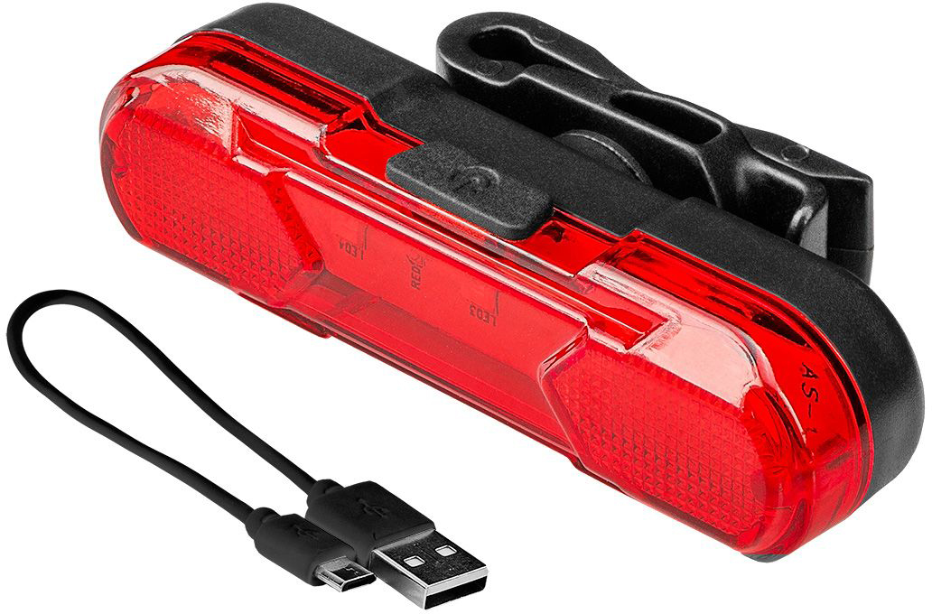 Ліхтар велосипедний Neo Tools 3Вт, USB (91-002) - Фото 1