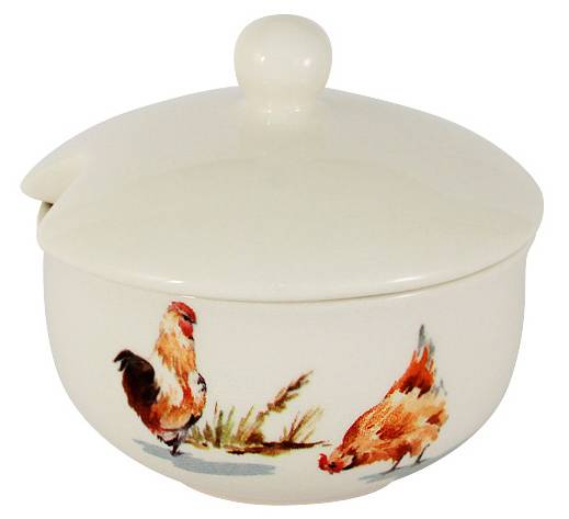 Цукорниця Claytan Ceramics Пташина ферма 370 мл (910-129)