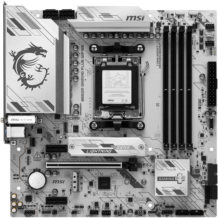 Материнская плата MSI B850M GAMING PLUS WIFI6E - Фото 1