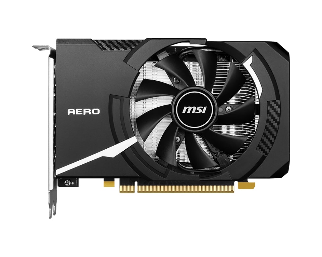 Видеокарта MSI GeForce RTX 4060 8GB GDDR6 AERO ITX OC (912-V812-028 ...
