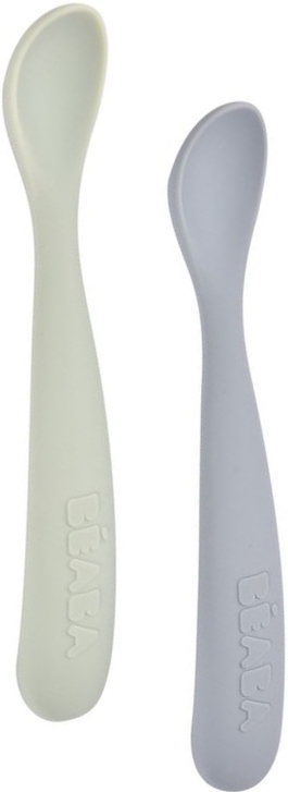 Купити Набір дитячий Beaba 2 шт. 4+ Gray/Green (913600) - Фото 1 Набір дитячий Beaba 2 шт. 4+ Gray/Green (913600) - Фото 1