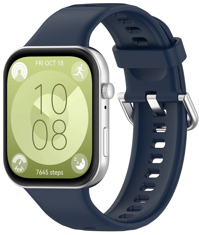 Купить Ремешок для смарт-часов BeCover for Huawei Watch Fit 3 / Fit 4 / Fit 4 Pro Deep Blue (714107) - Фото 1 Ремешок для смарт-часов BeCover for Huawei Watch Fit 3 / Fit 4 / Fit 4 Pro Deep Blue (714107) - Фото 1