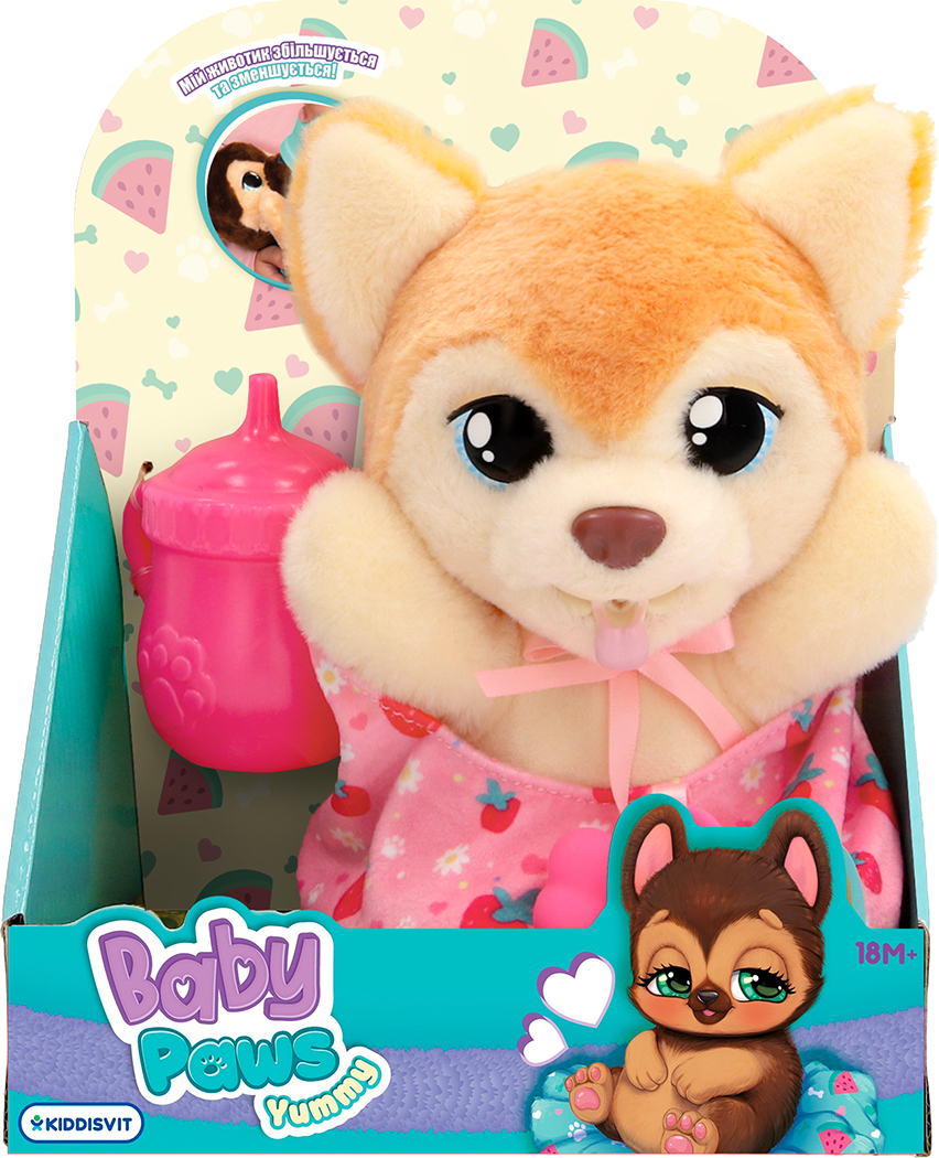 Интерактивная игрушка мягкая Baby Paws серии Yummy – ПОМЕРАНСКИЙ ШПИЦ (с аксесс.) (926387IM) - Фото 1