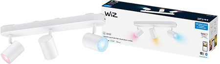 Светодиодный светильник WiZ IMAGEO Spots 3x5W 2200-6500K RGB Wi-Fi White (929002658901) - Фото 1